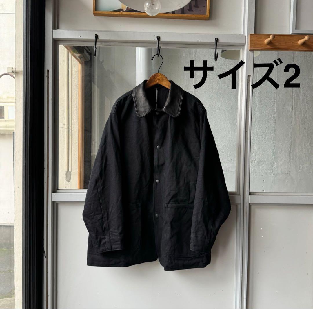 COMOLI 25aw デニム レザー ワークジャケット　サイズ2