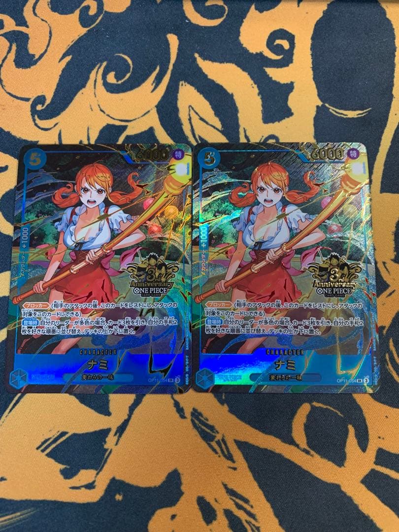 3rd ANNIVERSARYSET ナミ パラレル プロモ ワンピースカード