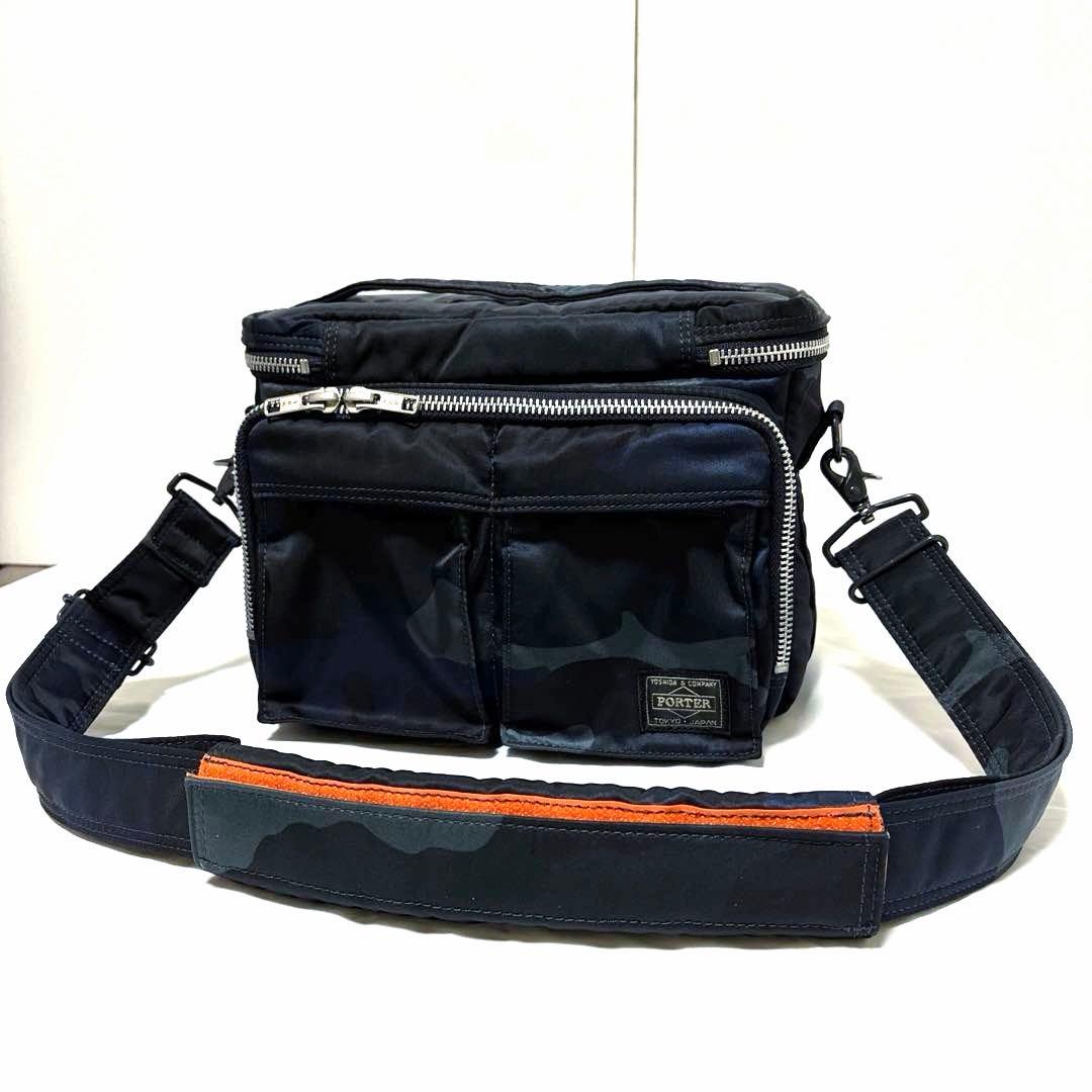 激レア✨極美品 ポーター タンカー カメラバッグ カモフラ ネイビー 吉田カバン
