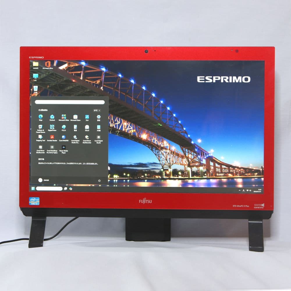 富士通 ESPRIMO FH56/i7/SSD/テレビ/リモコン/Office