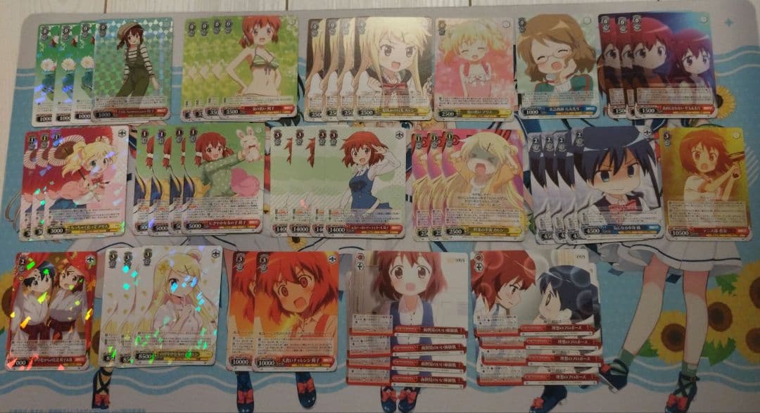 ヴァイスシュヴァルツ　きんいろモザイク　8電源デッキ＋交換用パーツセット