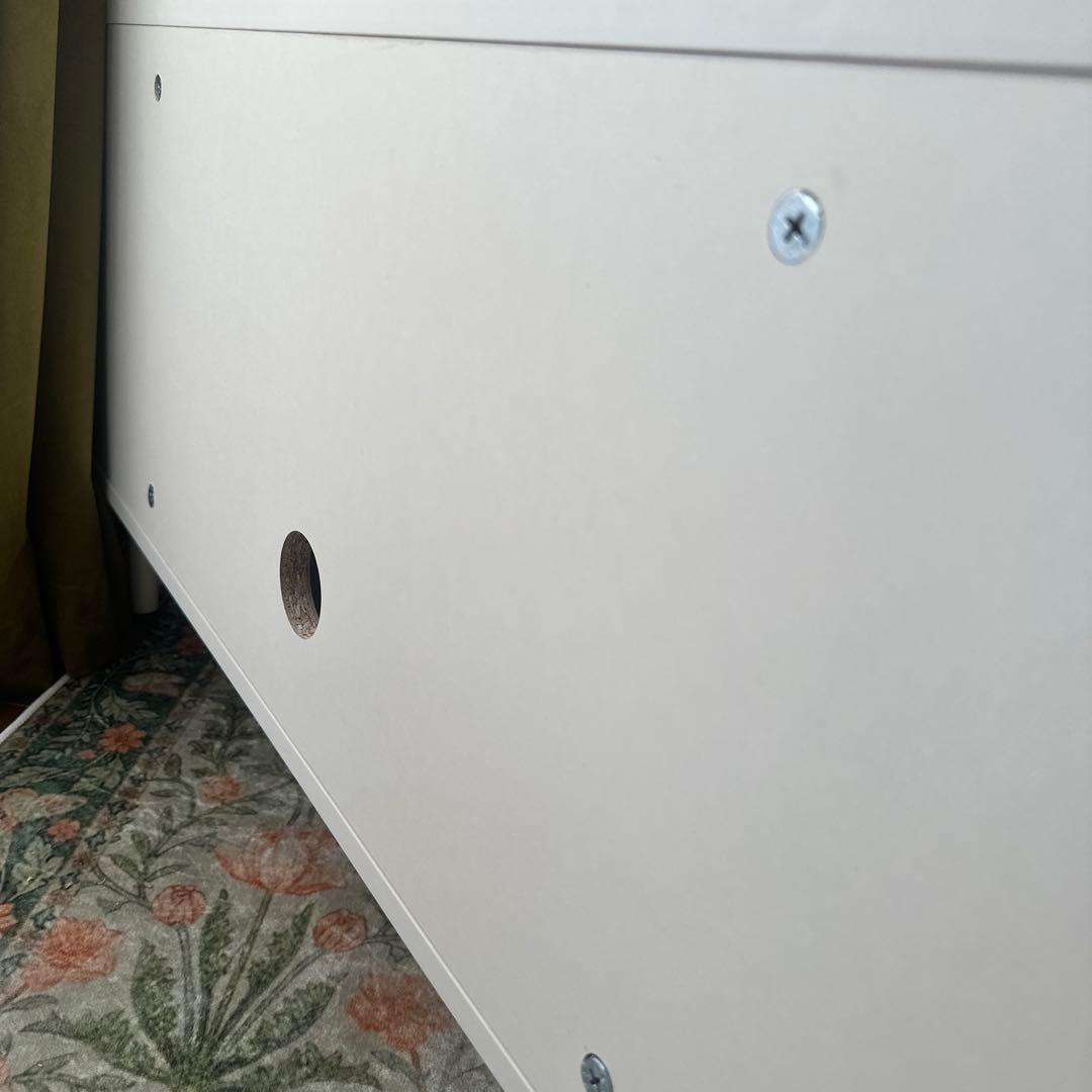 ホワイト アーチデザイン　テレビボード　棚