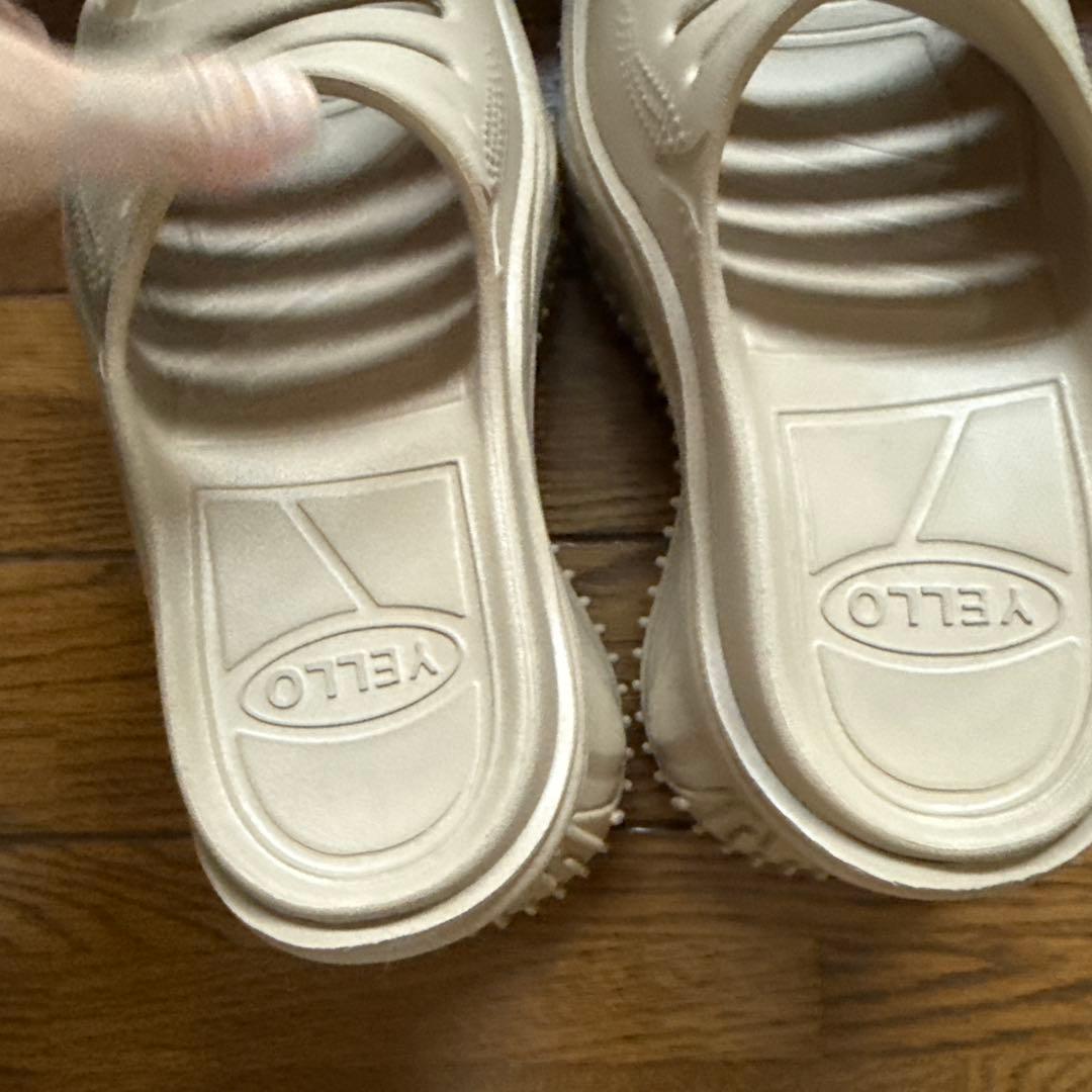 YELLO TERRA PLATFORM SANDALS M LANA着用