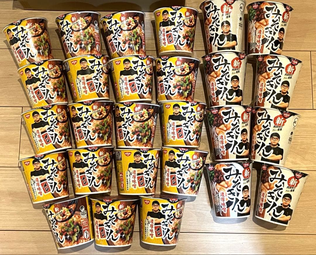 日清 みそきん 濃厚味噌 新みそきんラーメン　みそきんメシ　27個セット