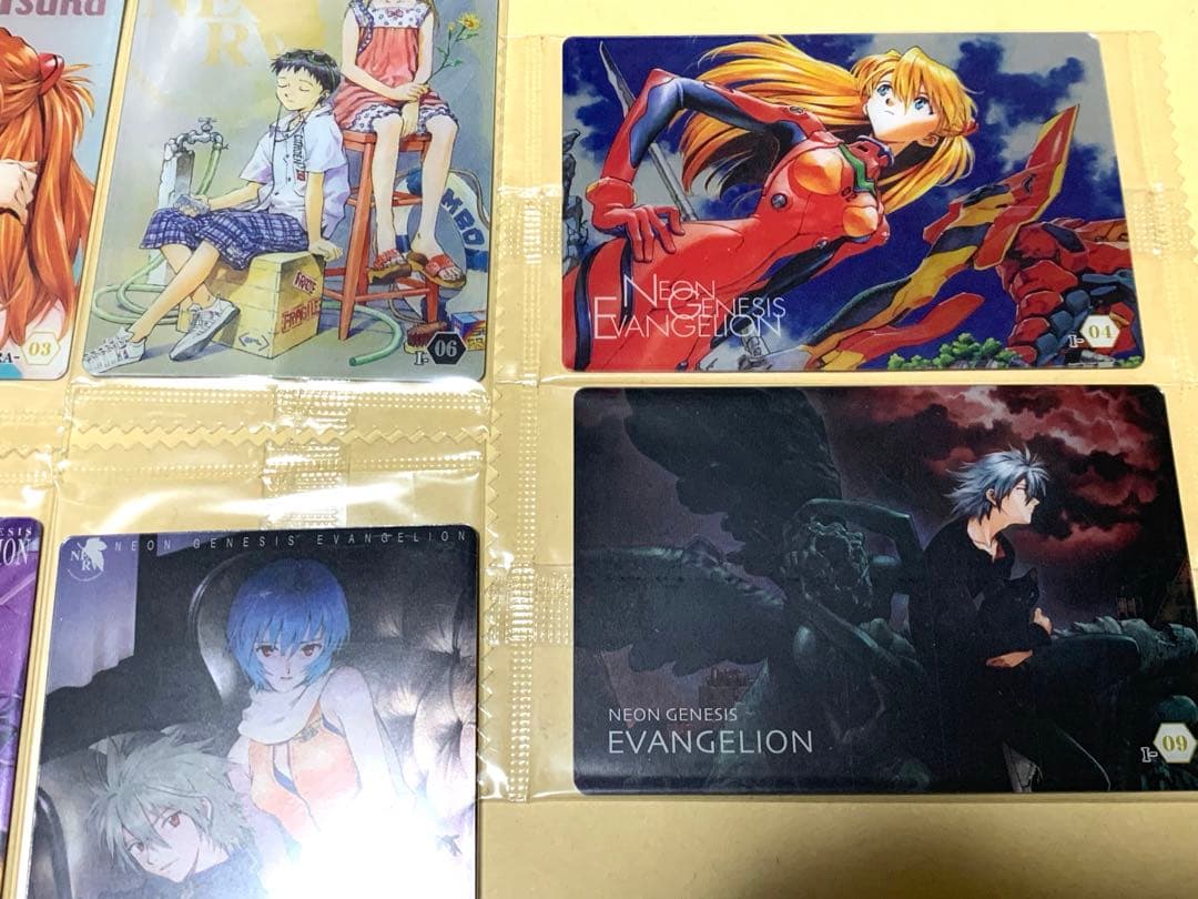 エヴァンゲリオン　ウエハース　カード　貞本絵　10枚セット