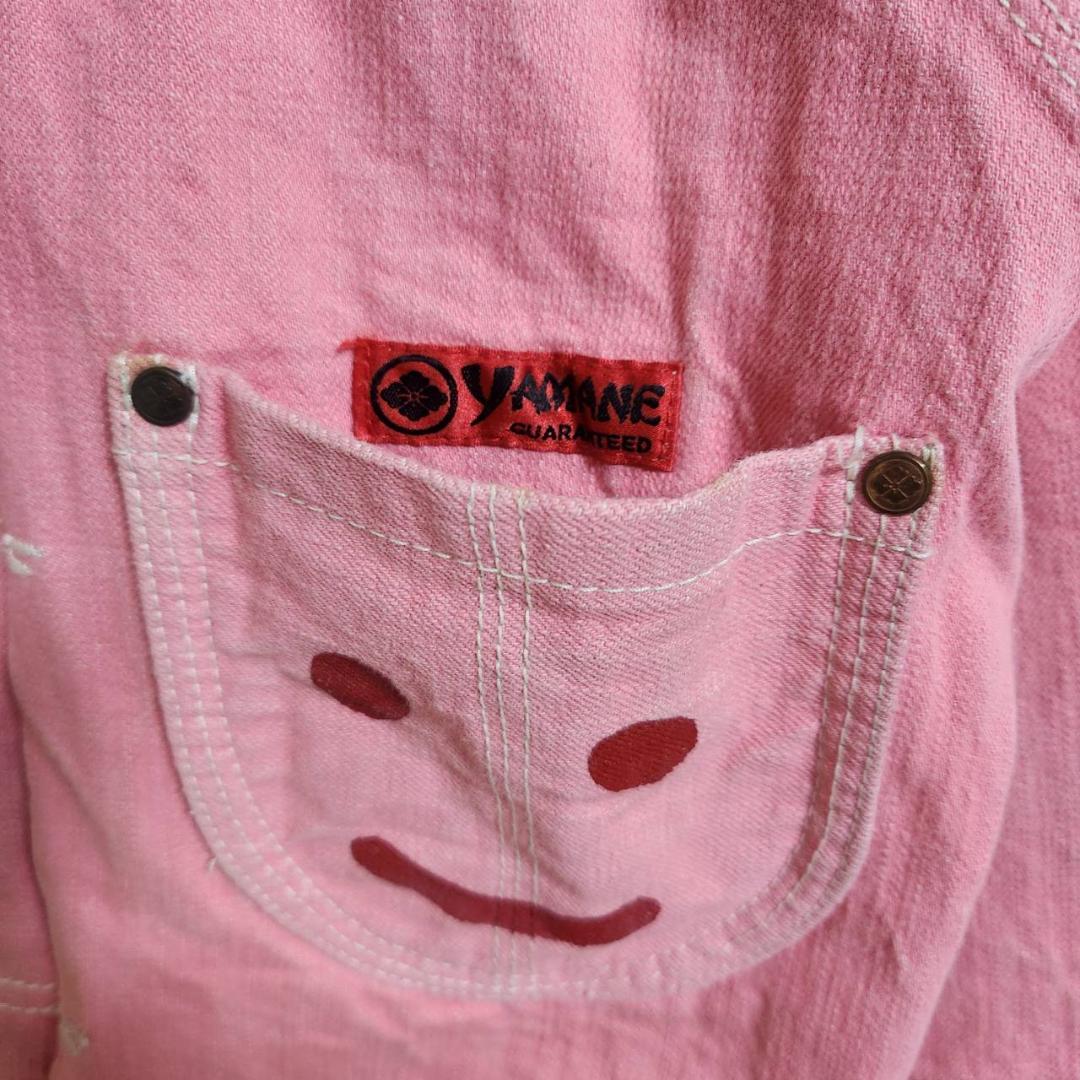 鈍足ドリブラー YAMANE EVISU デニムジャケット M ピンク
