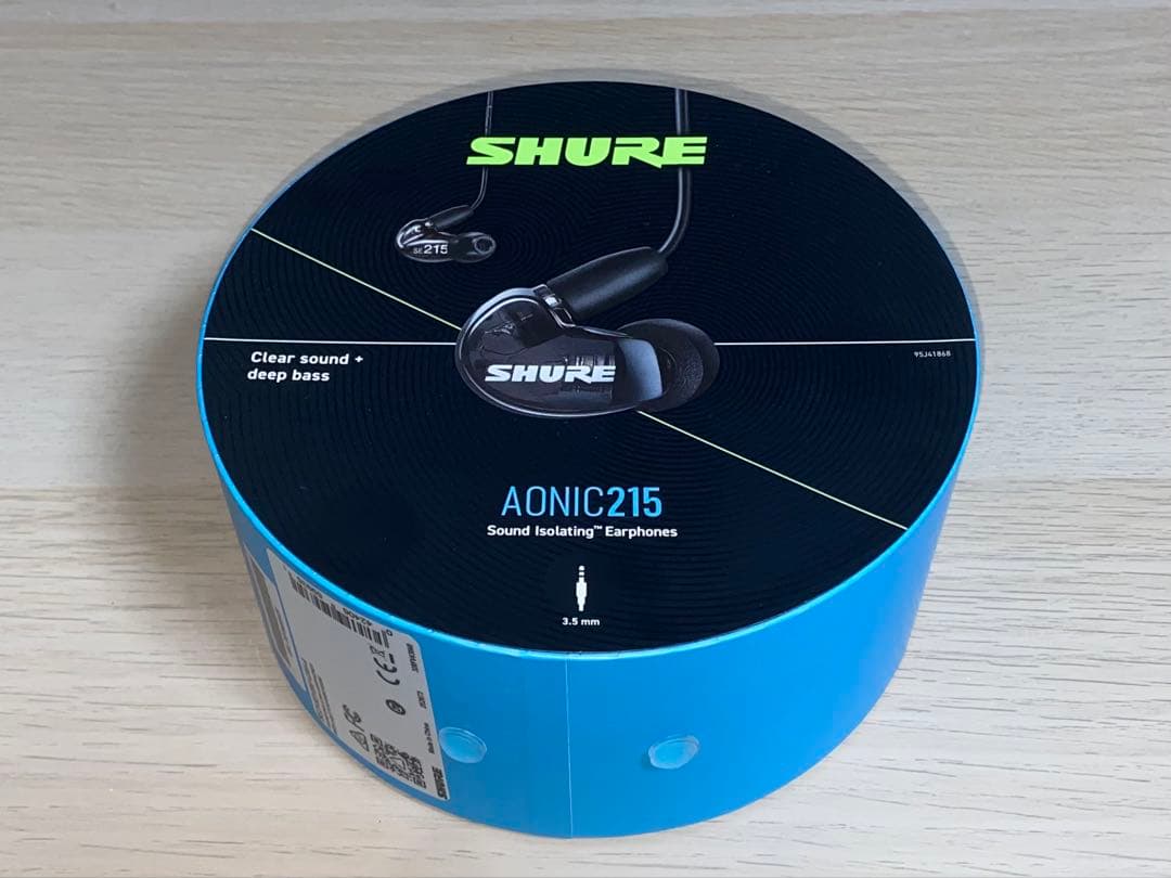 SHURE SE215 有線 マイク付き トランスルーセントブラック