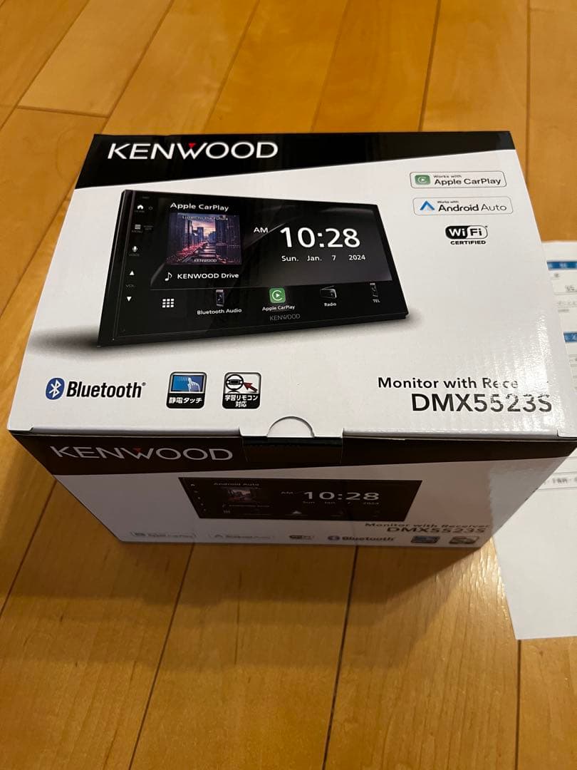 ケンウッド　DM￼X5523S ディスプレイオーディオ　新品　保護シート付き