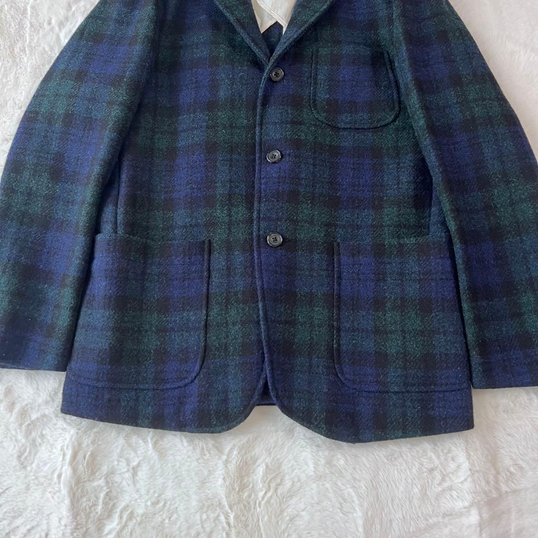 ビームスプラス　ブラックウォッチ　ツイードジャケット　Mサイズ
