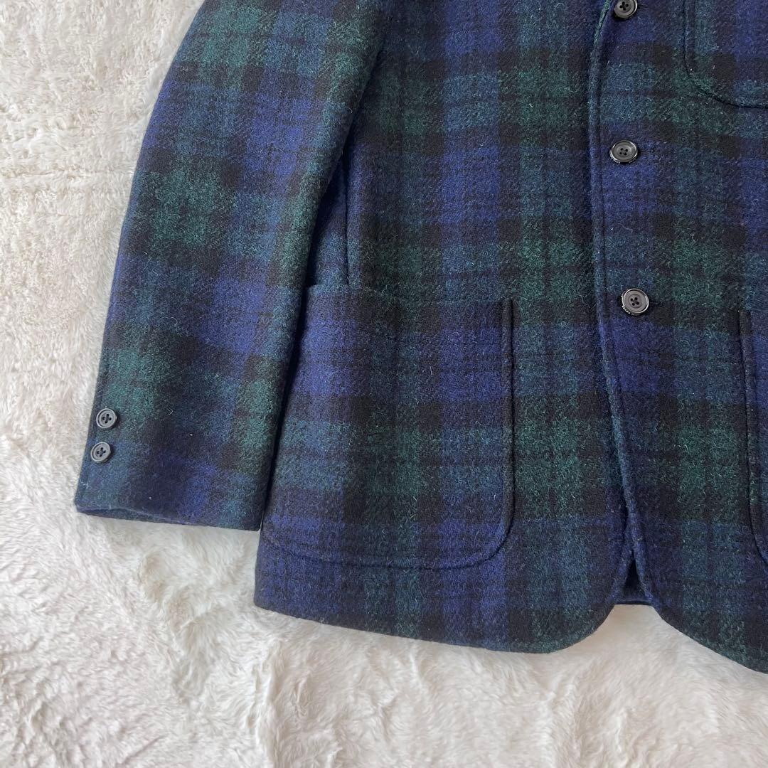 ビームスプラス　ブラックウォッチ　ツイードジャケット　Mサイズ