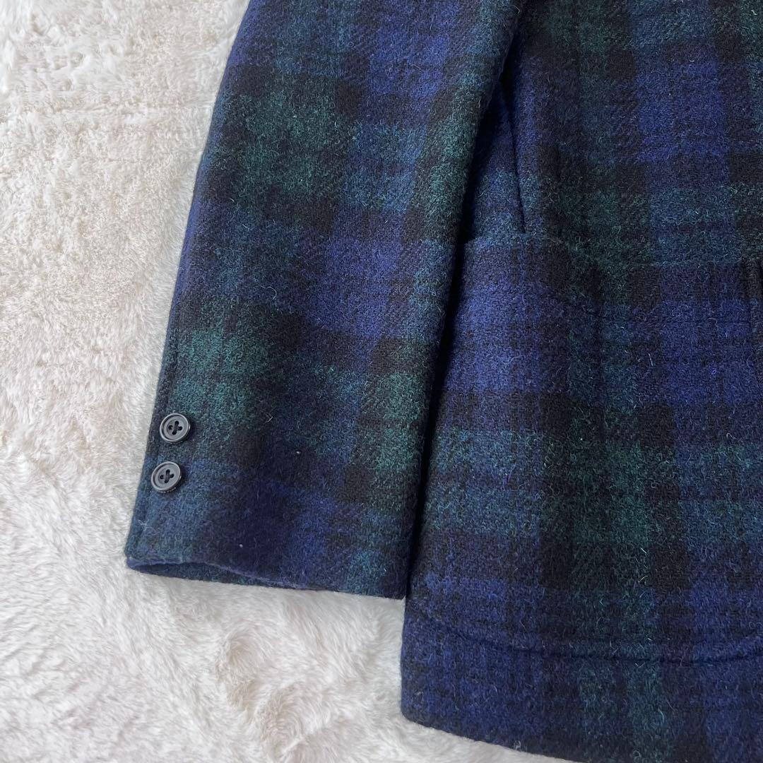 ビームスプラス　ブラックウォッチ　ツイードジャケット　Mサイズ