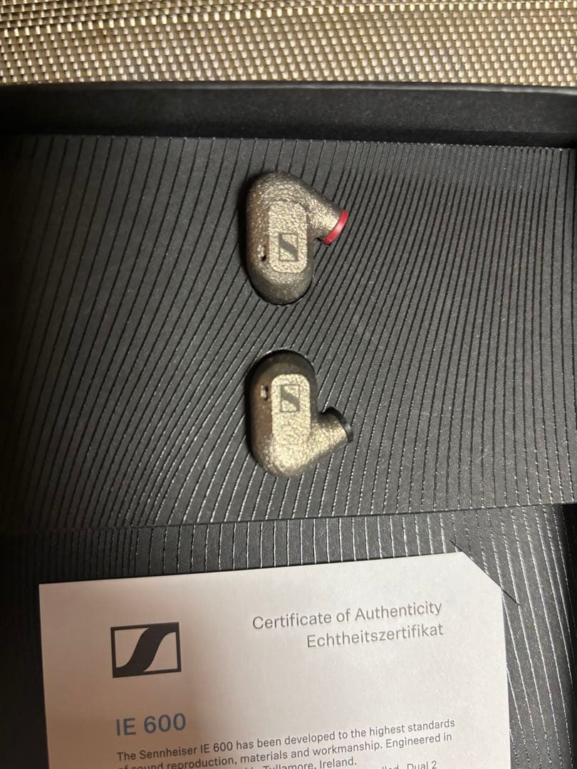 【美品】Sennheiser IE 600 有線カナルイヤホン