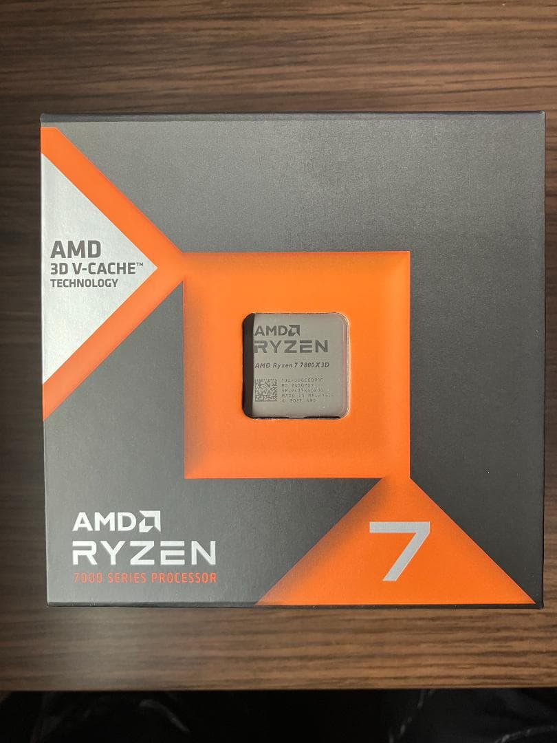 AMD Ryzen 7 7800X3D 8コア CPU