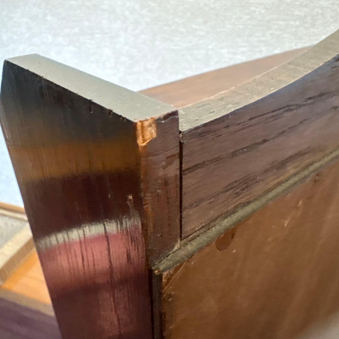 イギリスアンティーク　オーク　飾り棚