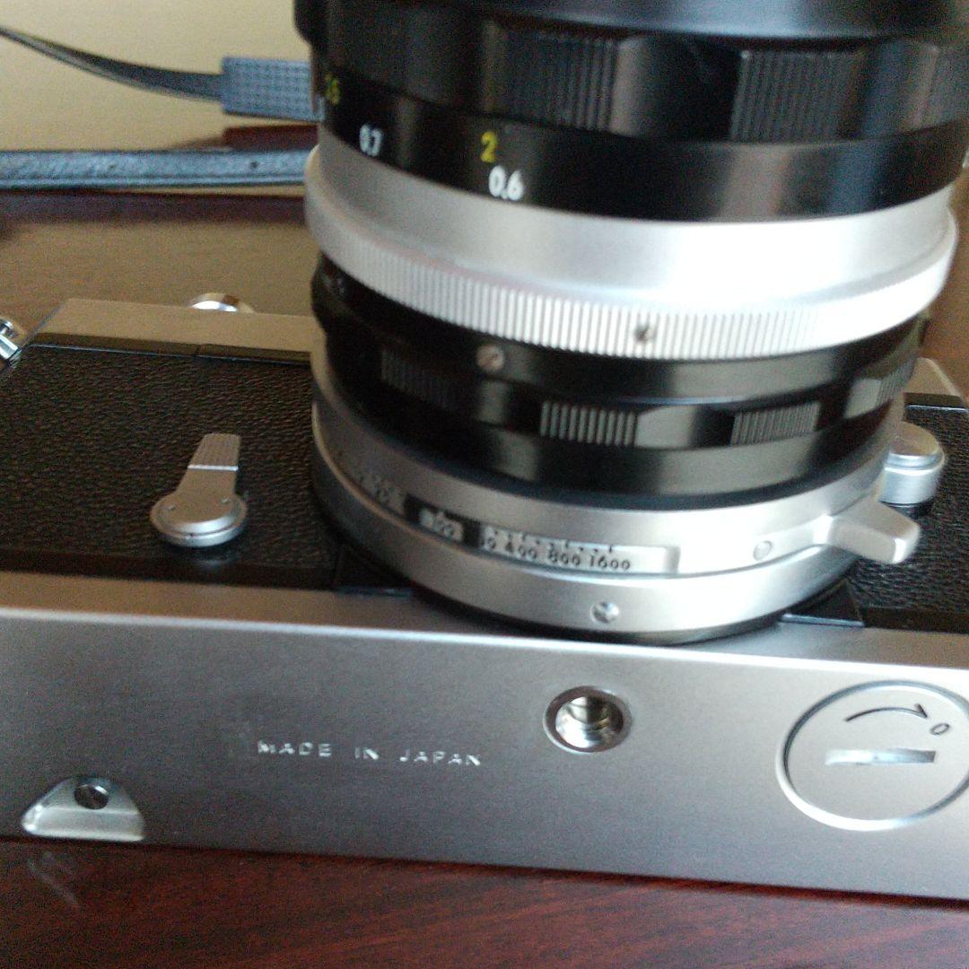 ニコマート50ミリF1.4付き専用ケース付属フィルムカメラ