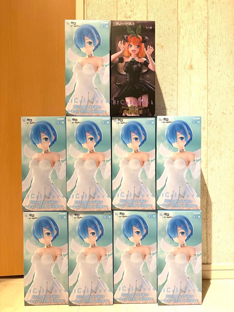 リゼロ 五等分の花嫁 BiCute Dark Pure フィギュア レム 四葉
