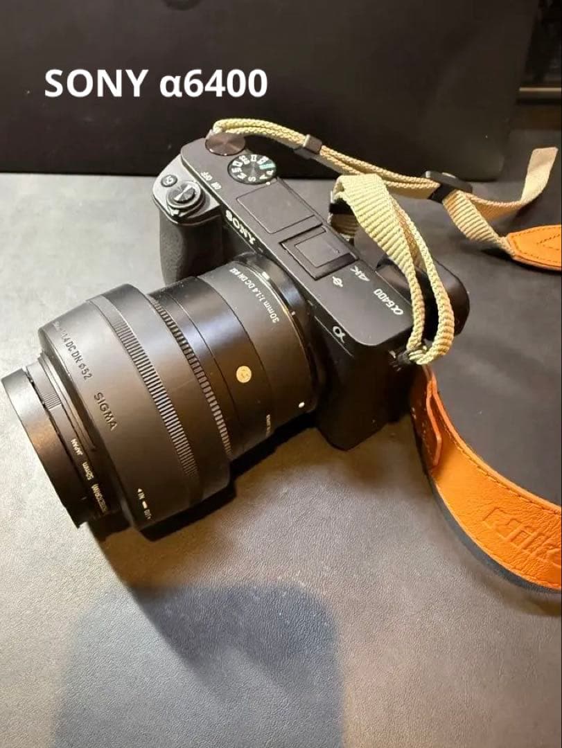 SONY α 6400ミラーレスカメラ SIGMA 30mm F1.4
