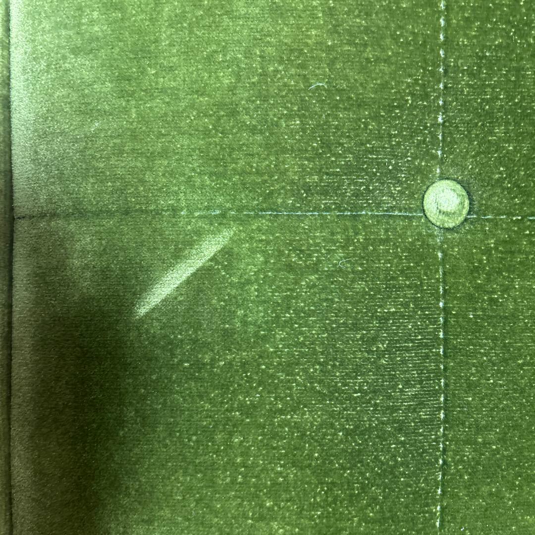 ポッキー【カリモク60】オリーブグリーン ベルベットソファ