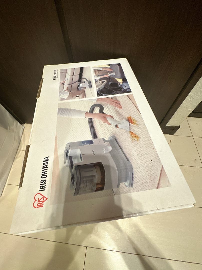 新品　IRIS OHYAMA RNS-P10-W 布製品クリーナー