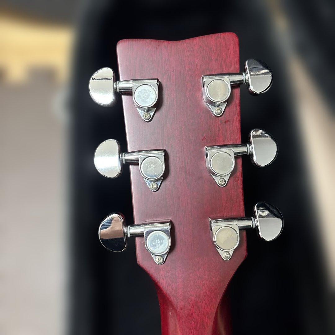 YAMAHA FS-TA レッド アコギ トップ単板（訳あり）ハードケース付き