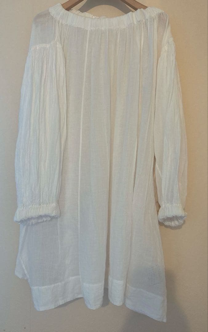 45R 2025ss コットン100% チュニックブラウス