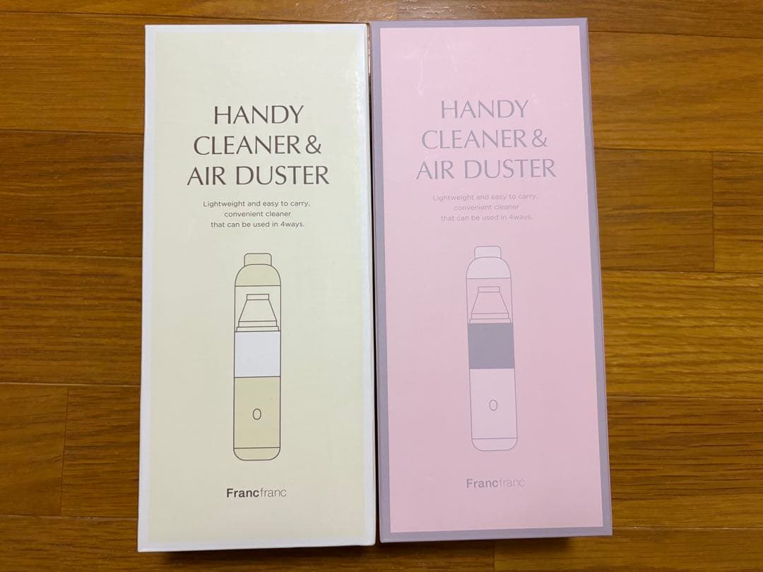 Francfranc HANDY CLEANER & AIR DUSTER 2個