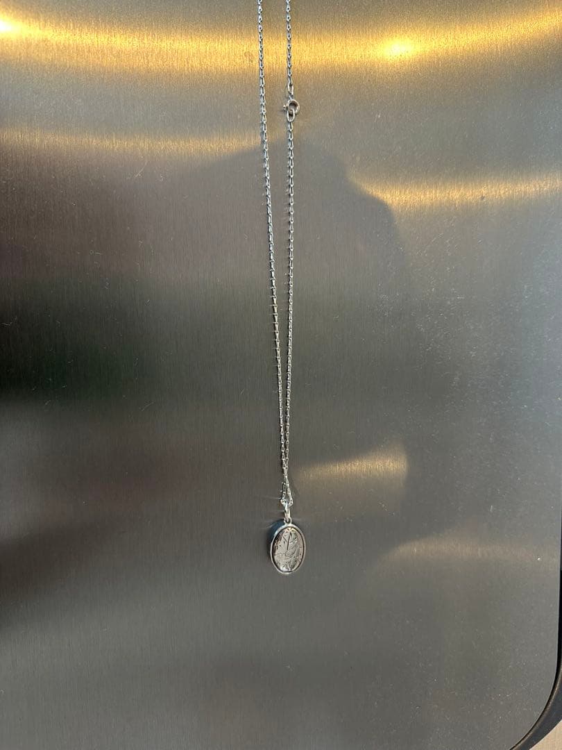 アガット　シルバー ネックレス