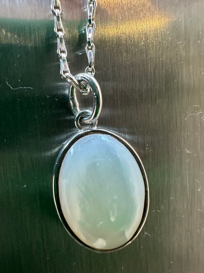 アガット　シルバー ネックレス