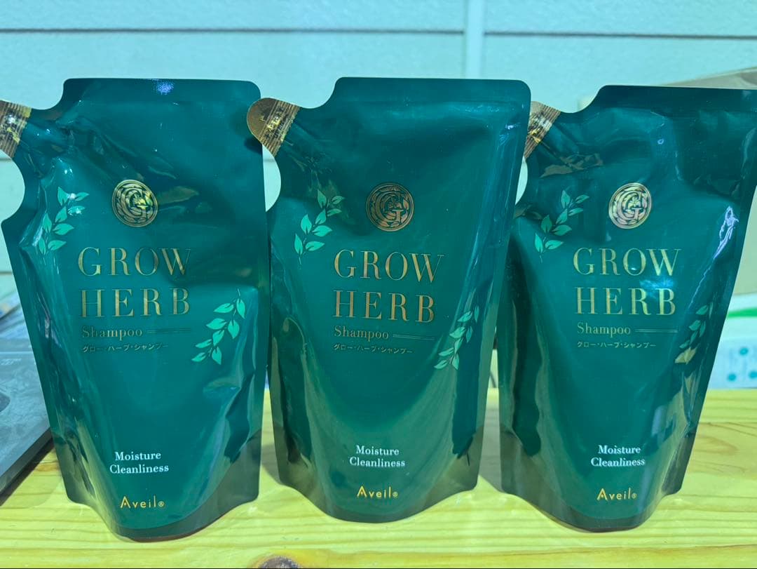 s2438 グローハーブシャンプー　アヴェール　GROW HERB 6個セット