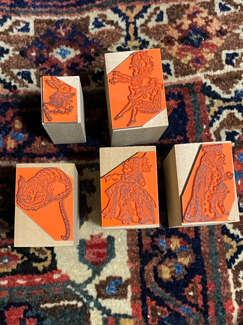 gobeスタンプ 不思議の国のアリス ☆ スタンプセット