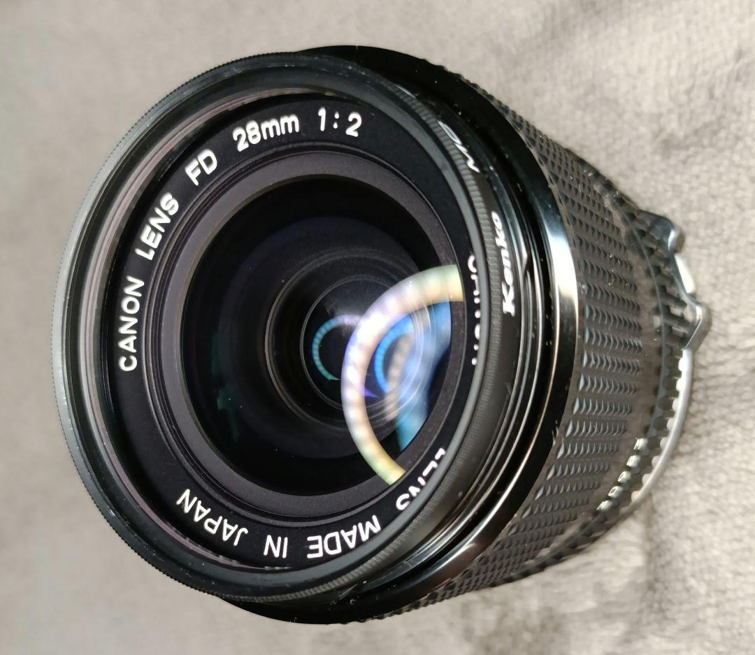 Canon FD 28mm f/2 レンズ