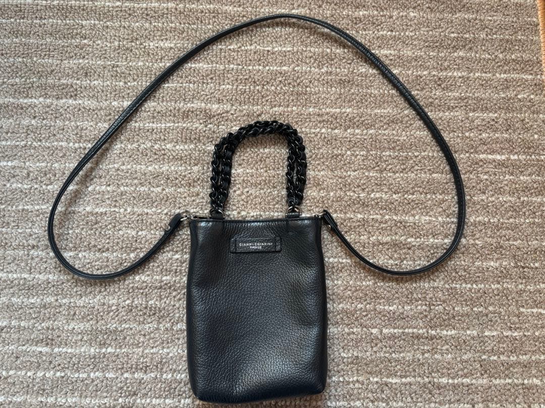 GIANNI CHIARINI ジャンニキアリーニ カミッラ バック ブラック