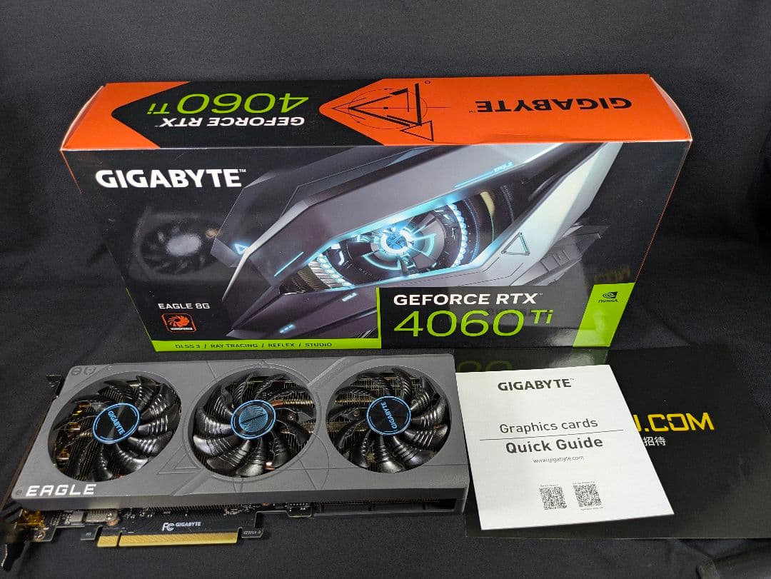 グラフィックボード・グラボ・ビデオカード GIGABYTE GeForce RTX4060Ti EAGLE 8GB