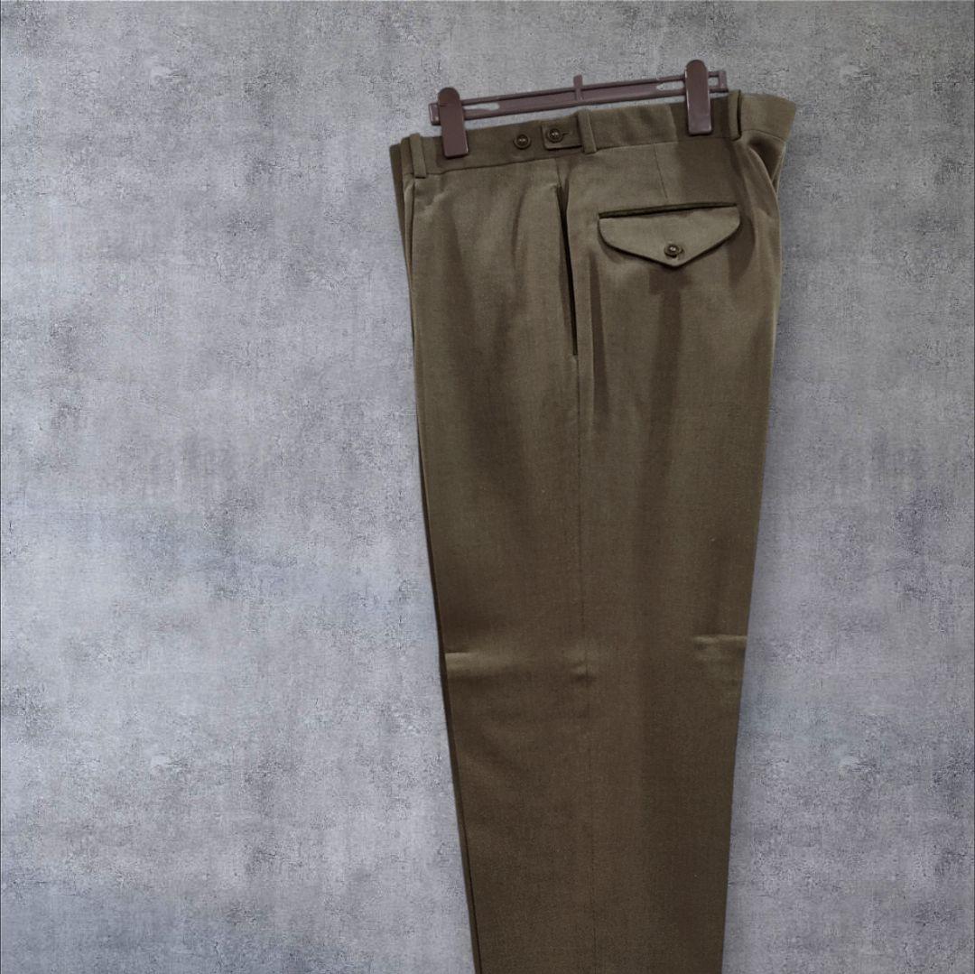 ARNYS PARISオリーブ色 ダブルボタン スラックス