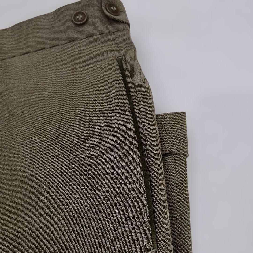 ARNYS PARISオリーブ色 ダブルボタン スラックス