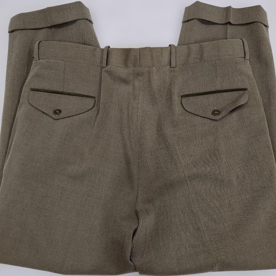 ARNYS PARISオリーブ色 ダブルボタン スラックス