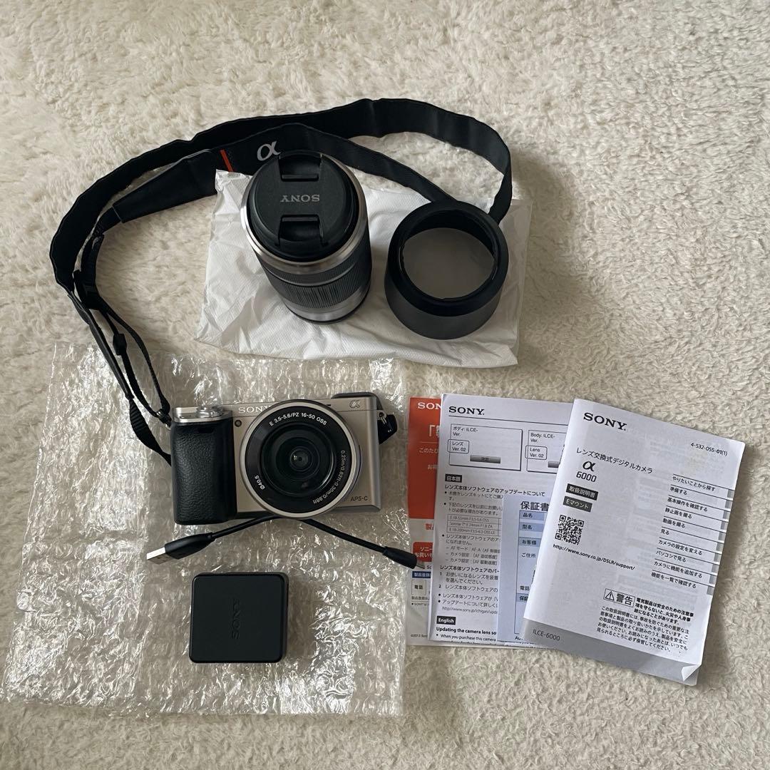 【美品】Sony α6000 ミラーレス一眼 カメラセット