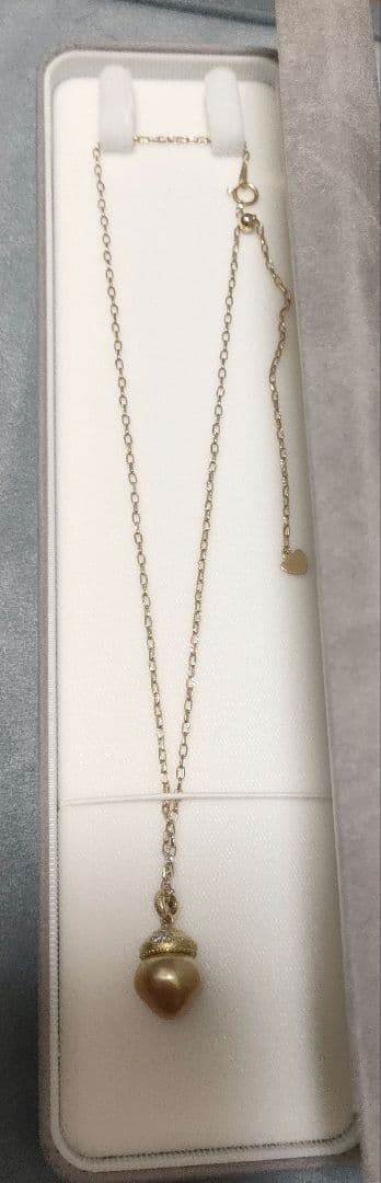 南洋白蝶真珠　パールペンダント 18K ゴールドネックレス