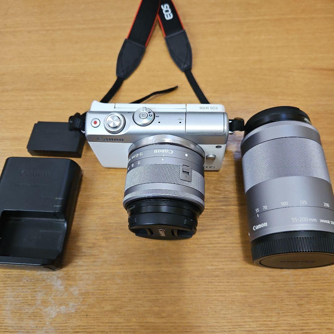Canon EOSM100 ダブルレンズキット ホワイト