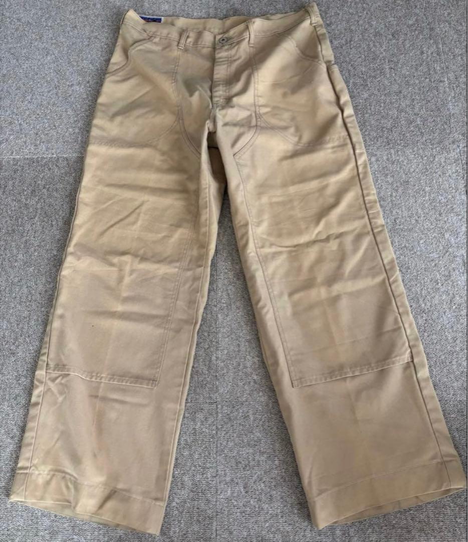 70s patagonia パタゴニア 白タグ 初期 ダブルニー チノ 香港製