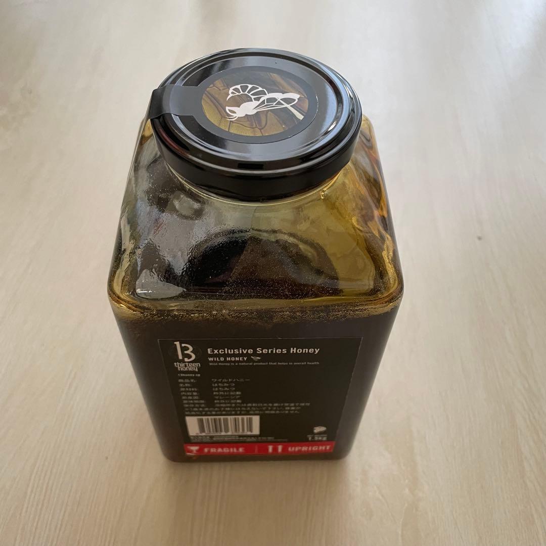 【非加熱蜂蜜】ワイルドハニー -13Honey- 1500g
