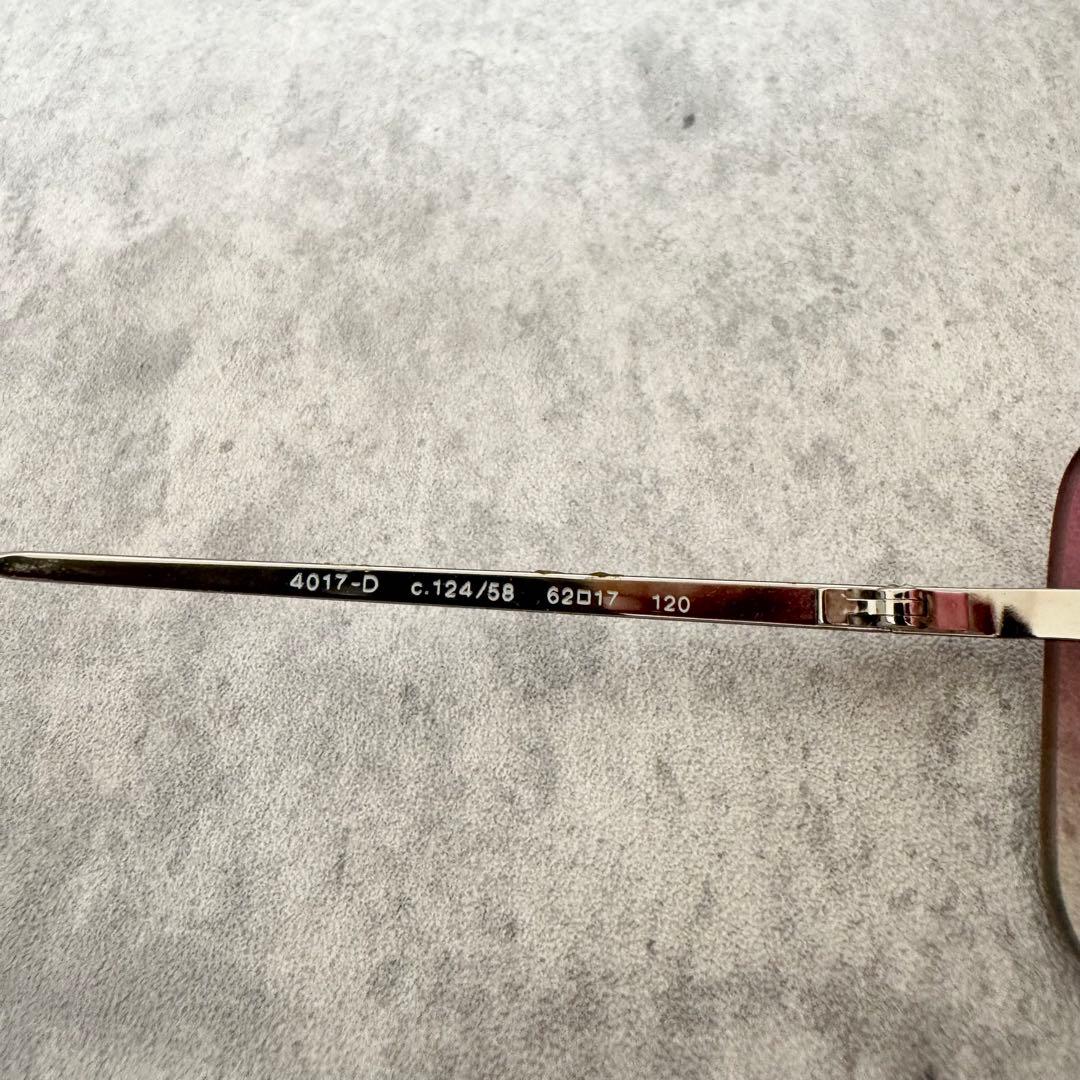 CHANEL シャネル サングラス リムレス ココマーク ラインストーン ピンク