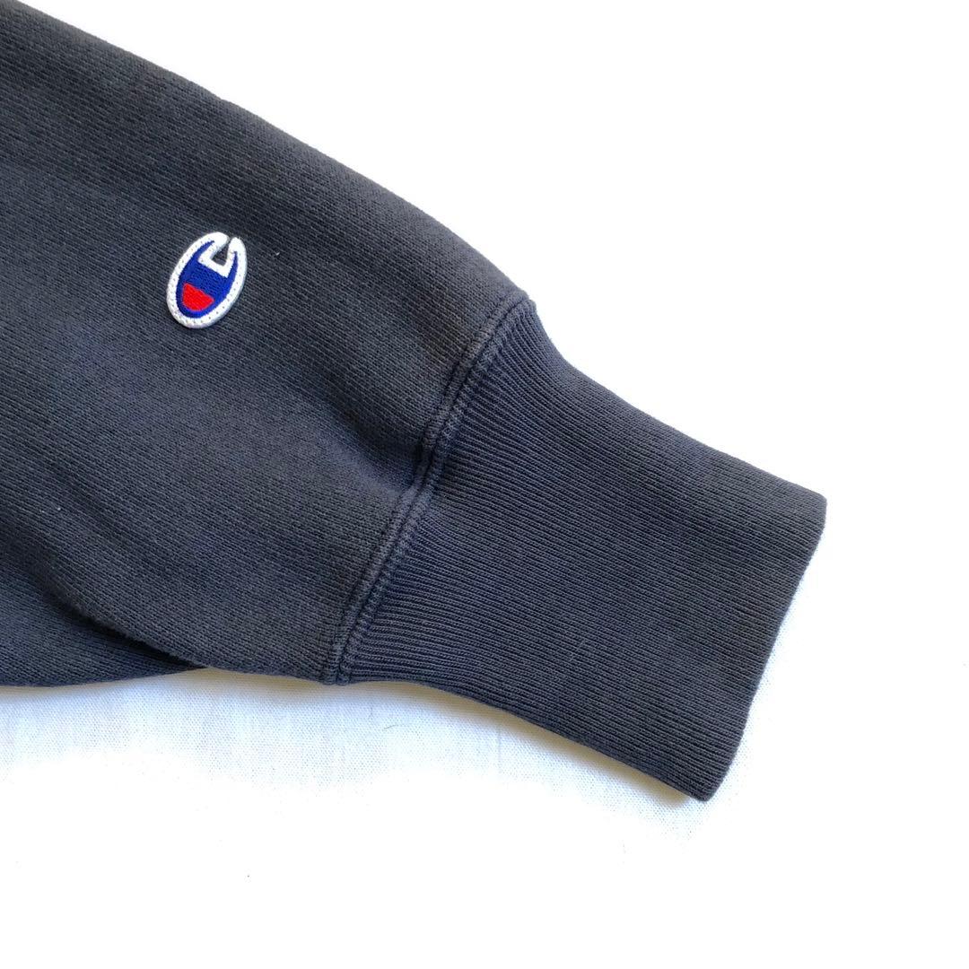 Champion×BEAMS 別注 ハーフジップ スウェット 裏起毛 青タグ