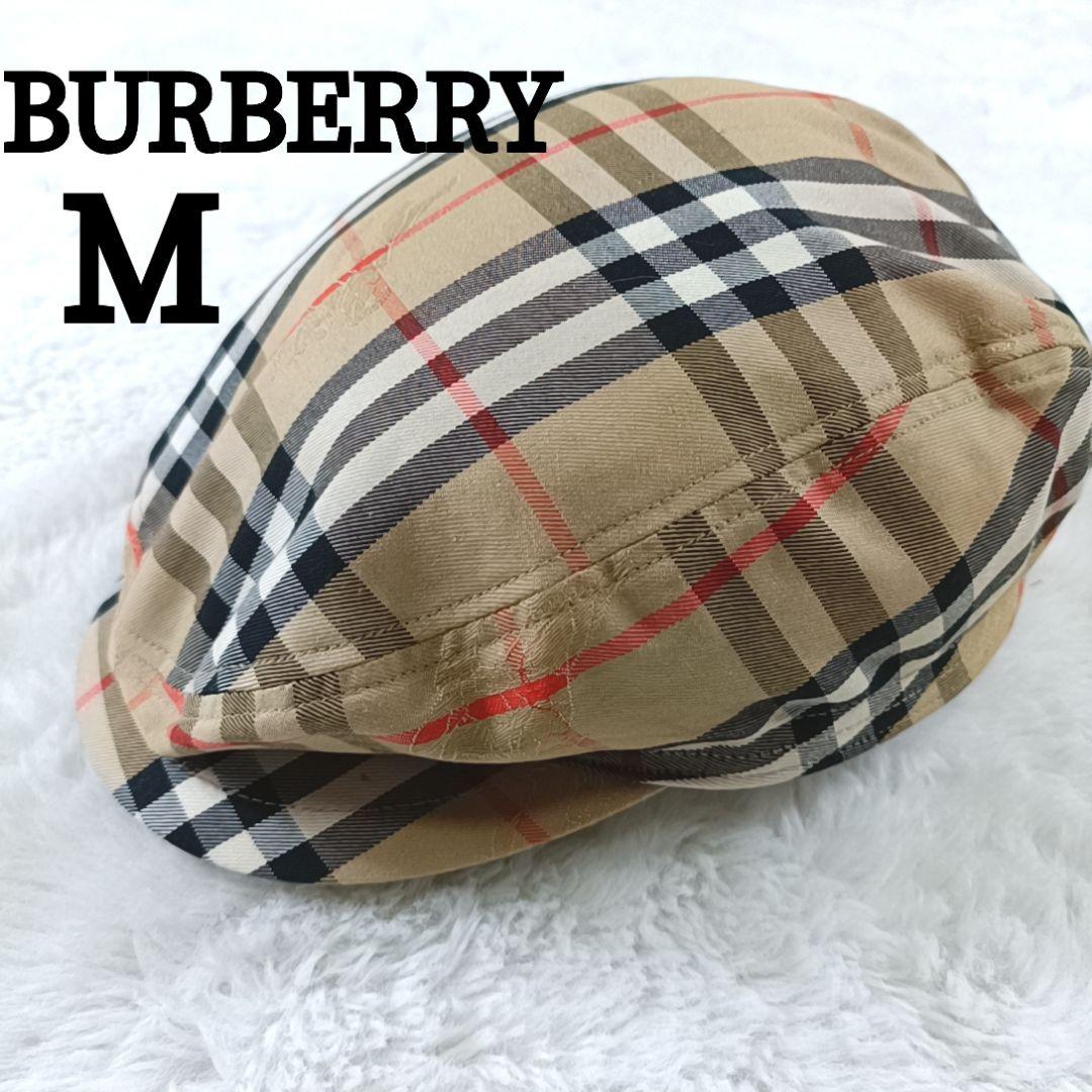 良品✨バーバリー ノバチェック&シャドーホース柄 ハンチング帽　キャスケット