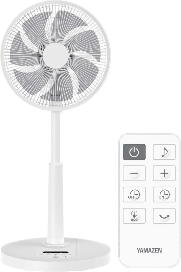 [山善] 扇風機 リビング DCモーター ホワイト ALX-AJD30(W)