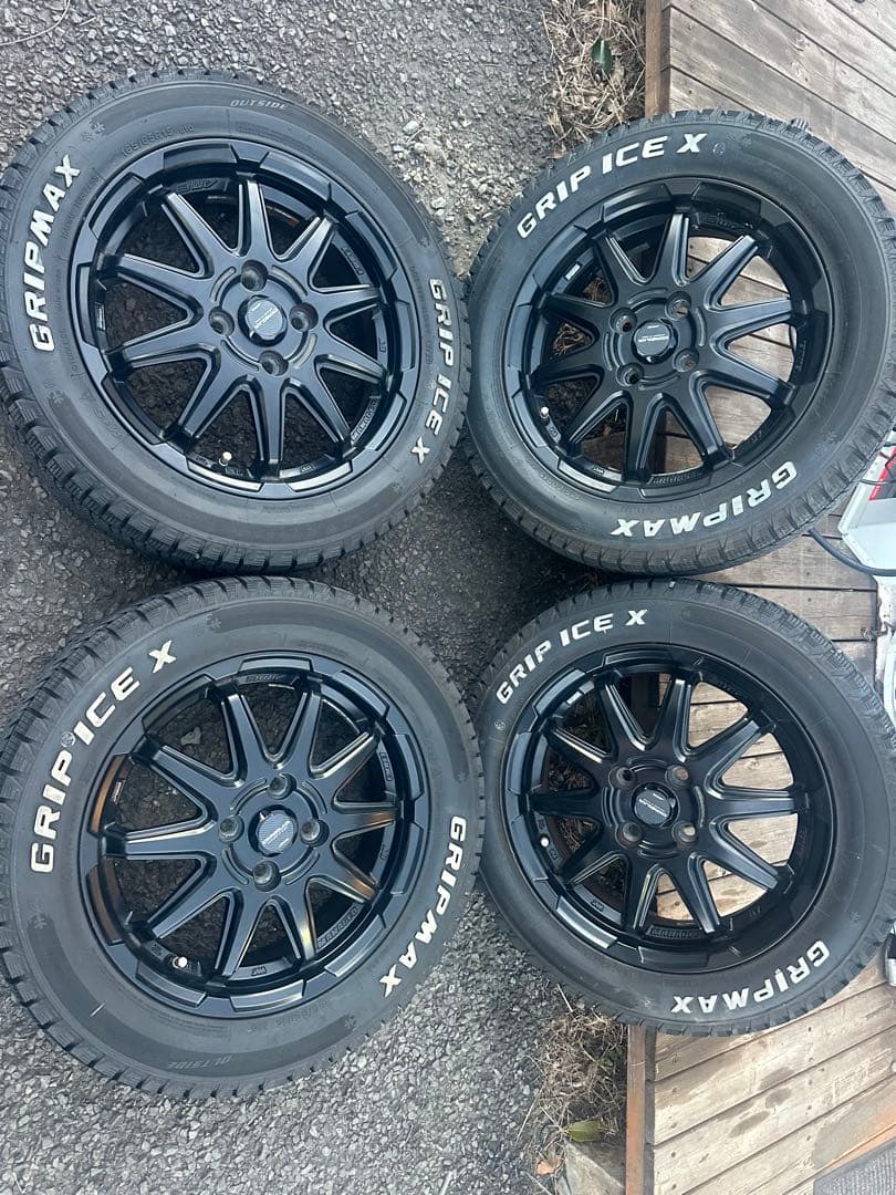 スマートフォーフォー　スタッドレス4本　15インチタイヤ・ホイールセット