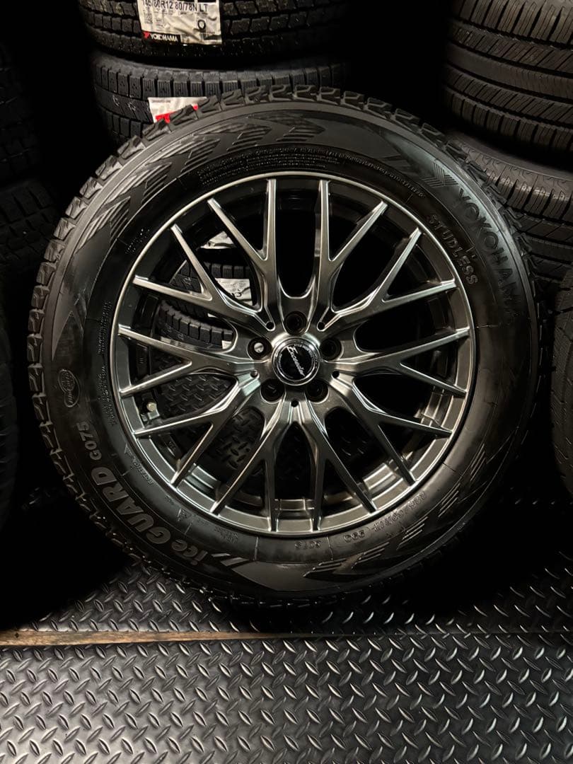 ◆送料込み◆ 225/60R17 中古スタッドスホイール4本 XV フォレスター