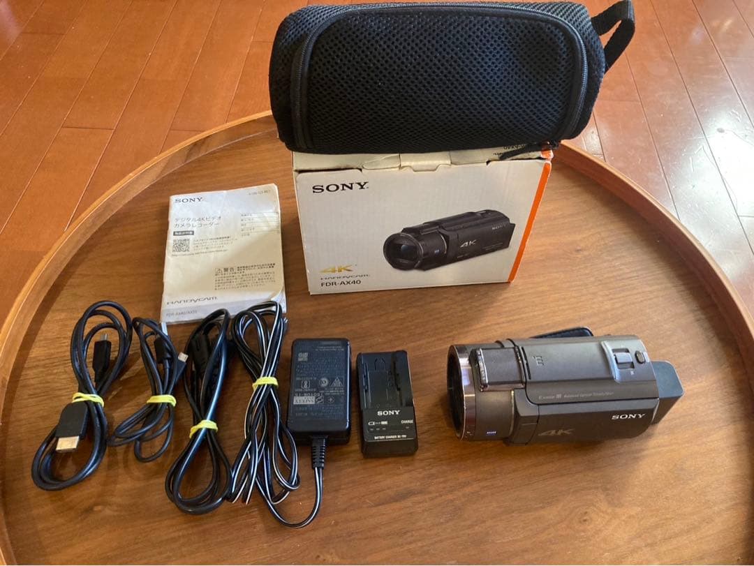 【くし】SONY FDR-AX40 4Kビデオカメラ