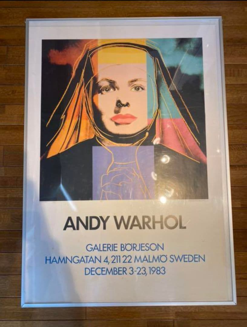 アンディーウォーホル ビンテージ ポスター 額縁付き