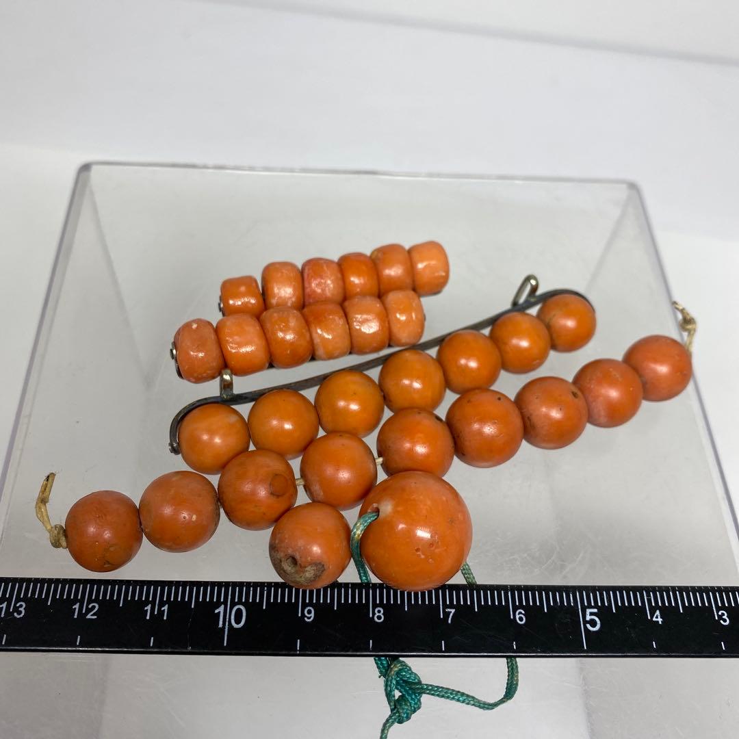 本赤珊瑚　玉　簪　93g チヒチ　東さ8-0107☆1F